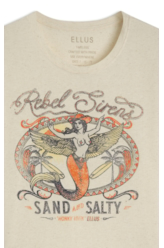 Blusa Viscotricot Chase The Wave Natural