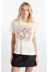 Blusa Viscotricot Chase The Wave Natural