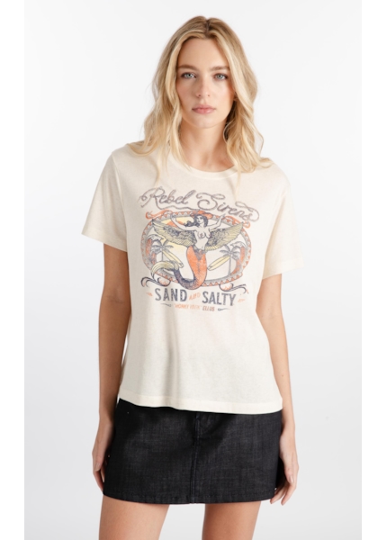 Blusa Viscotricot Chase The Wave Natural
