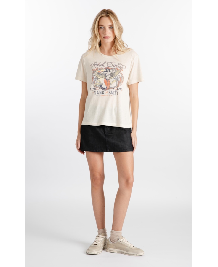 Blusa Viscotricot Chase The Wave Natural