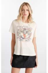 Blusa Viscotricot Chase The Wave Natural