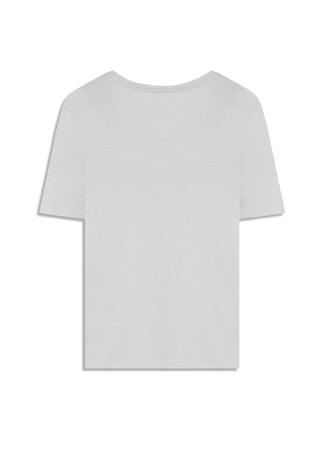 Blusa Viscotricot Ellus Classic Silver