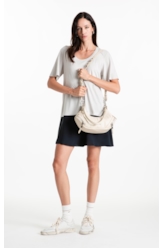 Blusa Viscotricot Ellus Classic Silver