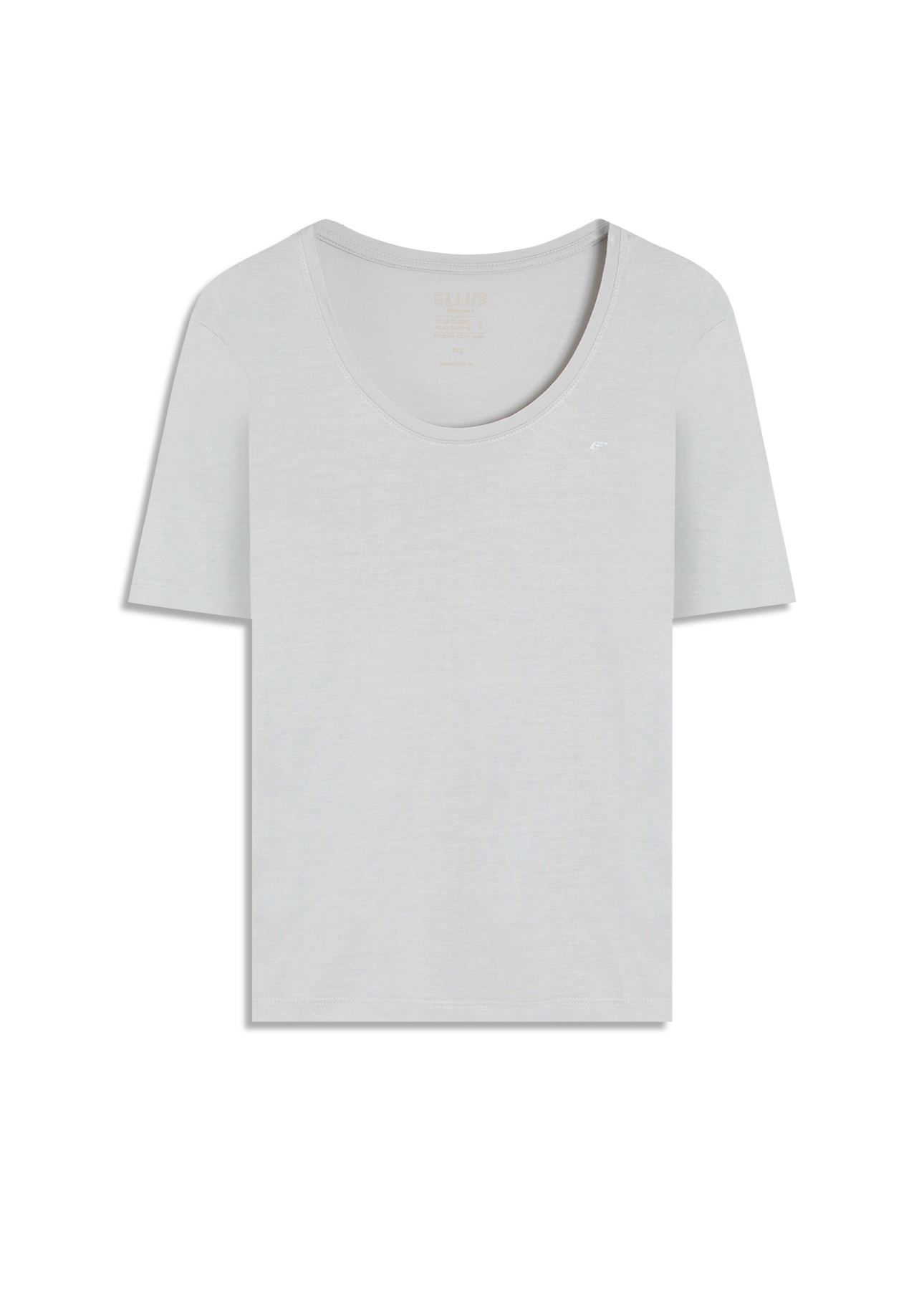Blusa Viscotricot Ellus Classic Silver