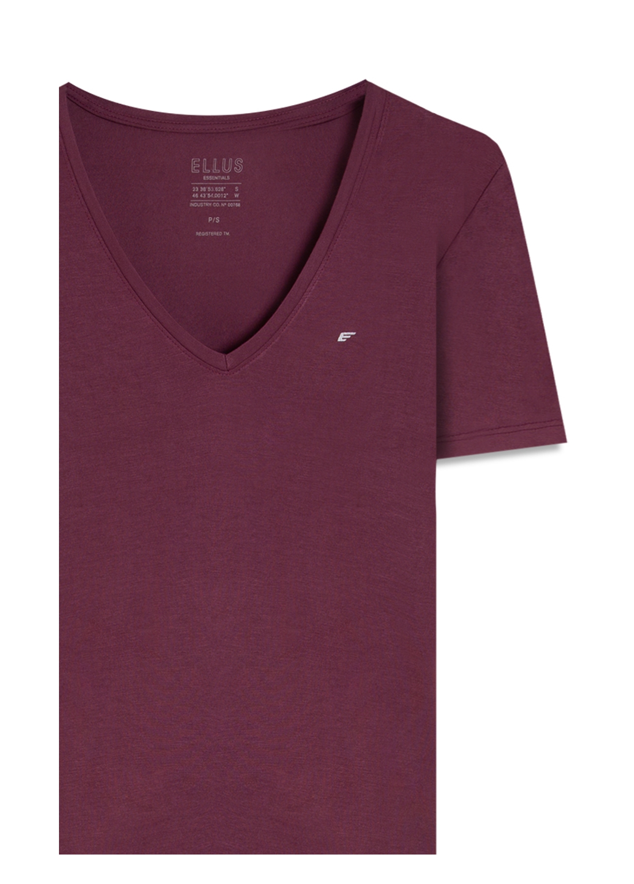 Blusa Viscotricot Ellus Decote v Beringela