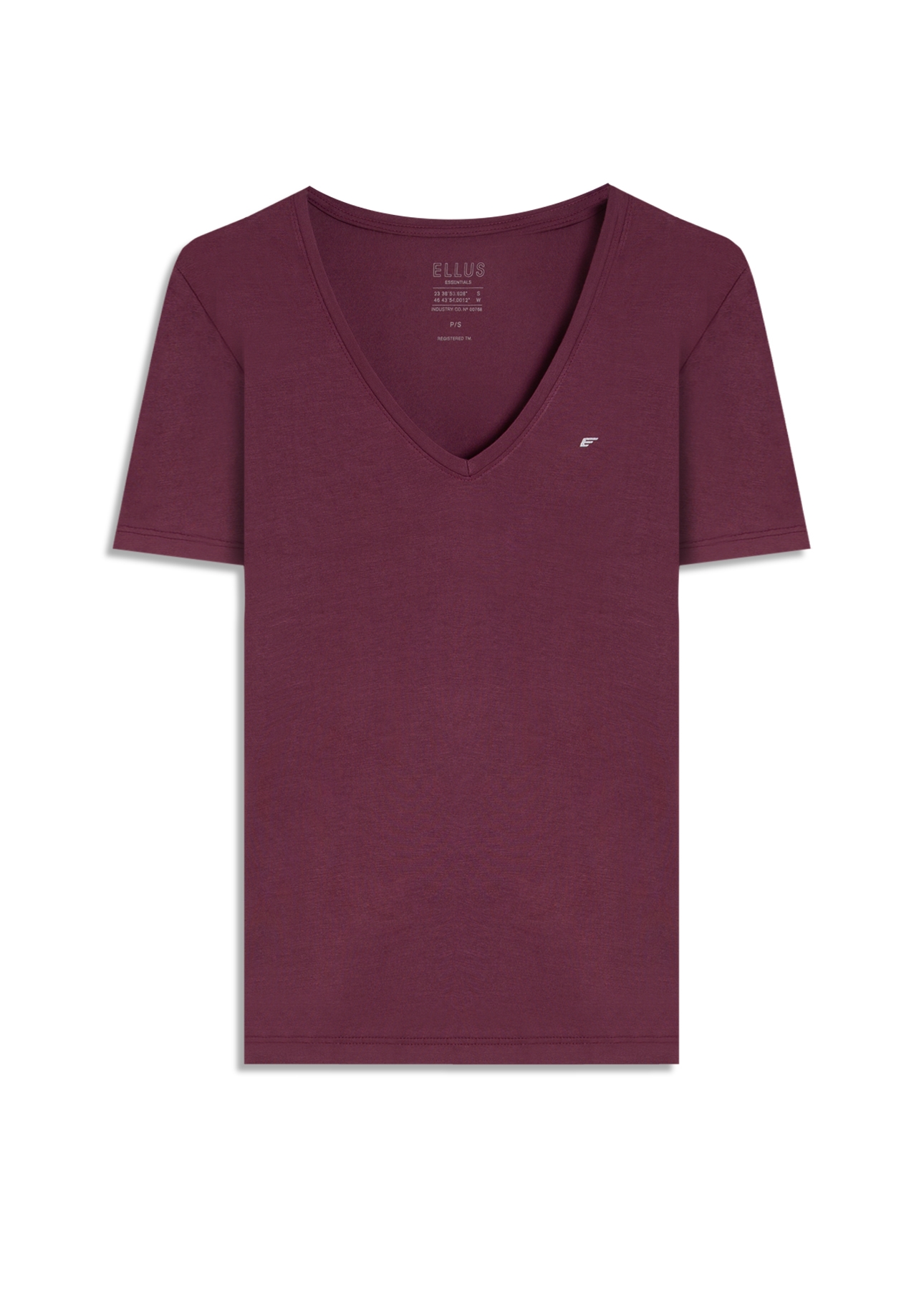 Blusa Viscotricot Ellus Decote v Beringela