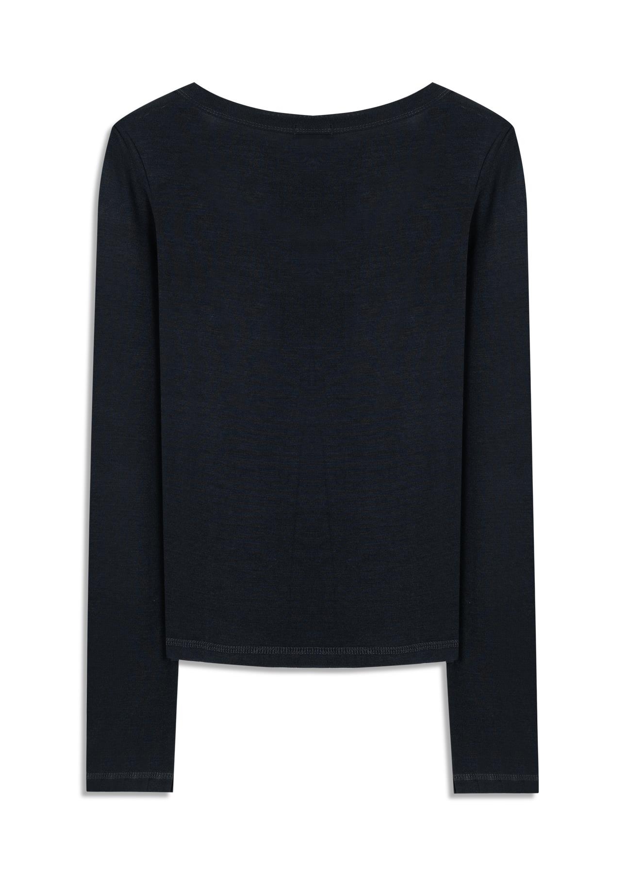 Blusa Viscotricot Ellus Toronto Preto