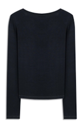 Blusa Viscotricot Ellus Toronto Preto
