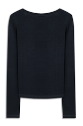 Blusa Viscotricot Ellus Toronto Preto