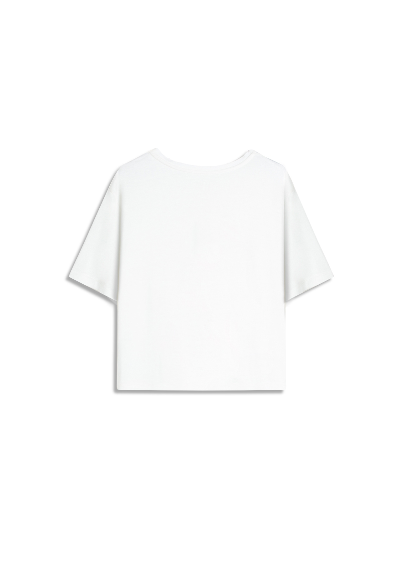 Blusa Viscotricot Eyelets Off White