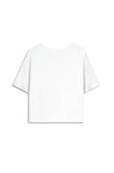 Blusa Viscotricot Eyelets Off White