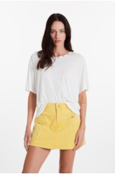 Blusa Viscotricot Eyelets Off White