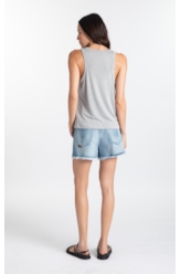 Blusa Viscotricot Legendary Surf Silver