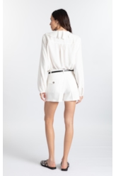 Blusa Voil Cv Babados Branco