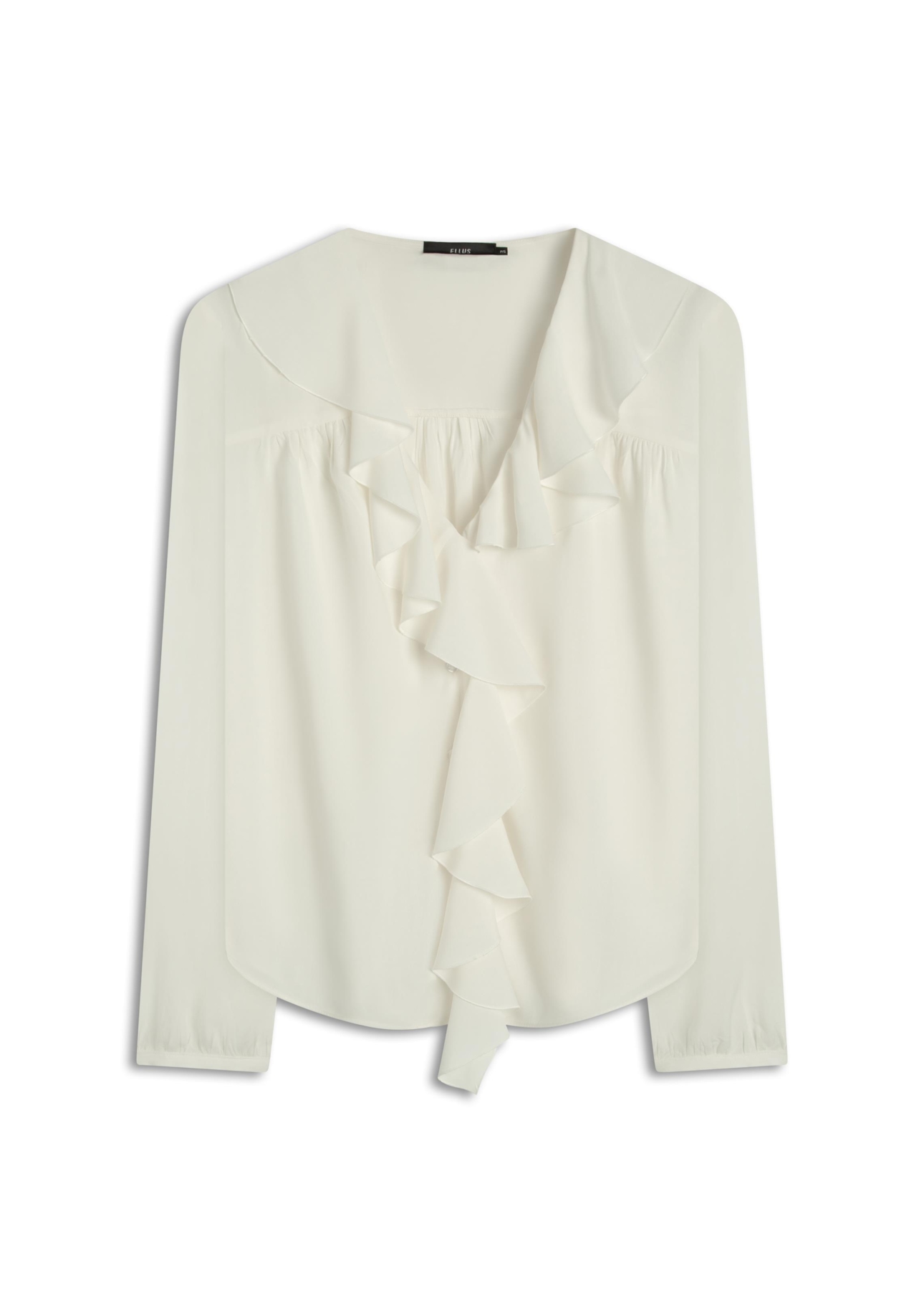 Blusa Voil Cv Babados Branco