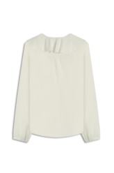 Blusa Voil Cv Babados Branco