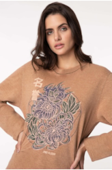 Blusa Washed Chrys Mostarda