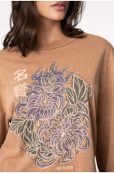 Blusa Washed Chrys Mostarda