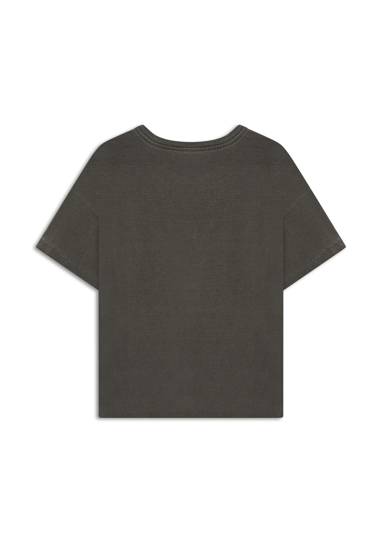Blusa Washed City Rock Oversized Preto