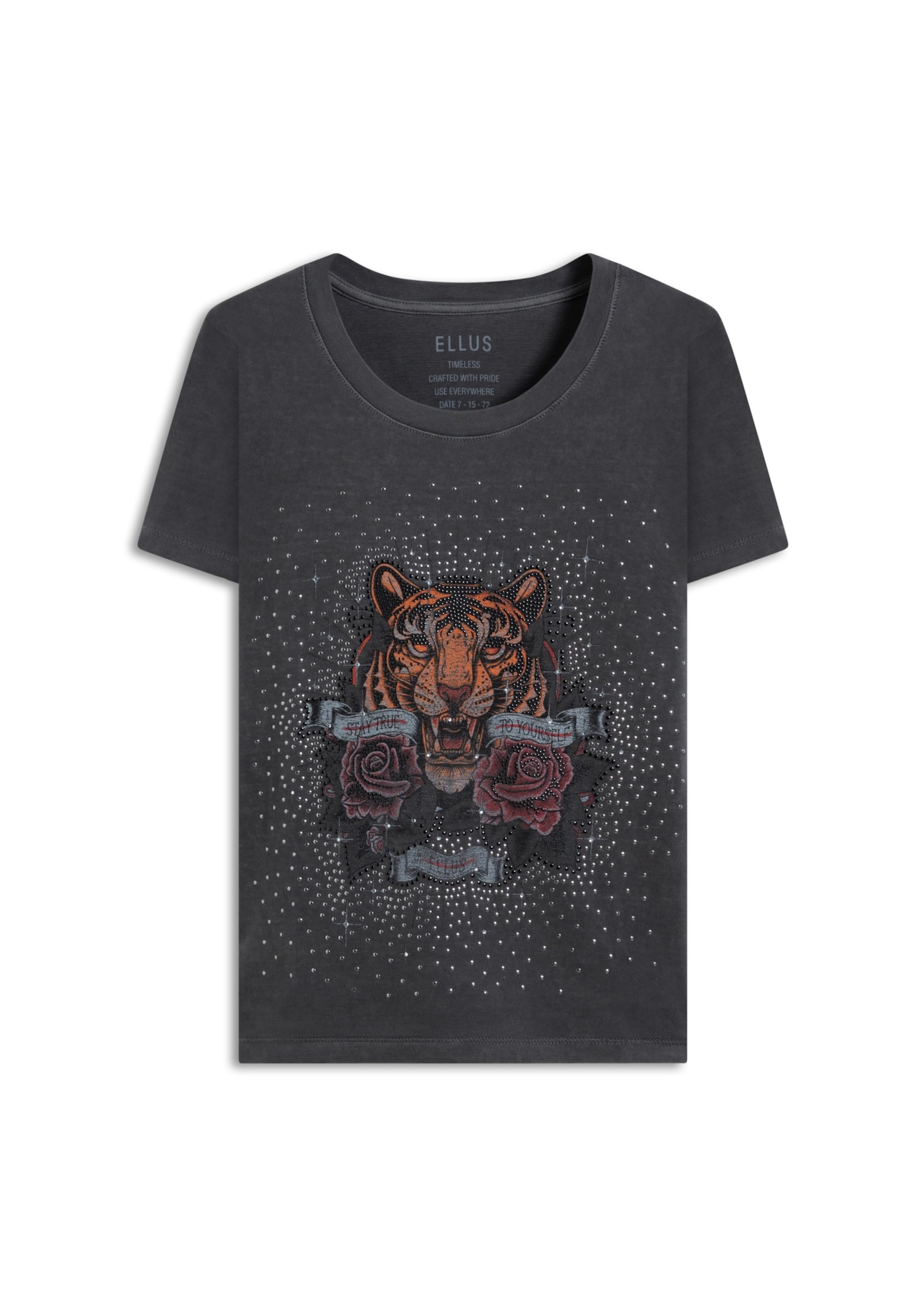 Blusa Washed Classic Tiger Preto