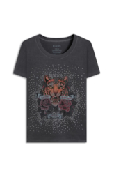 Blusa Washed Classic Tiger Preto