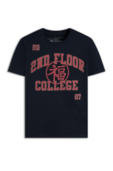Blusa Washed College Dark Navy