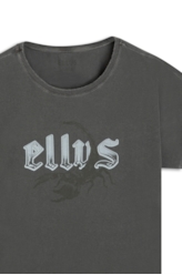 Blusa Washed Ellus Scorpion Preto