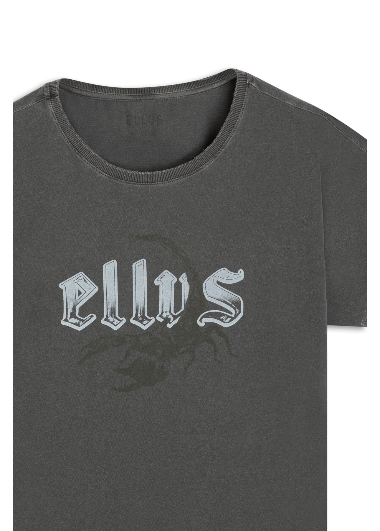 Blusa Washed Ellus Scorpion Preto