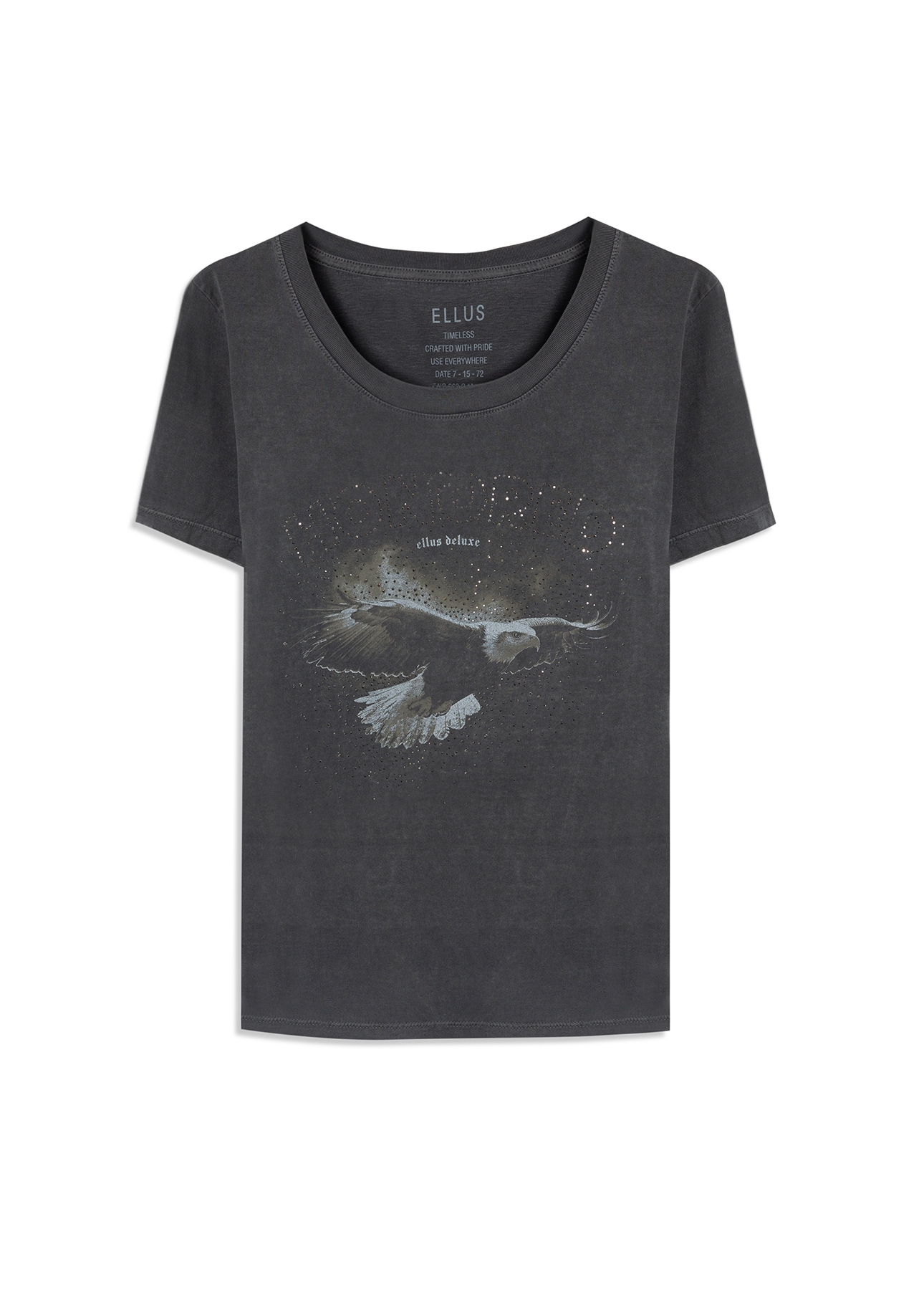 Blusa Washed Honored Preto