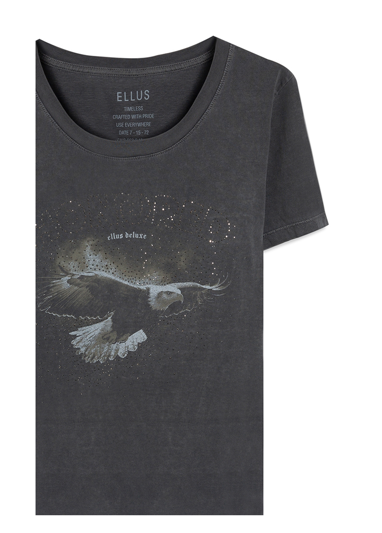 Blusa Washed Honored Preto