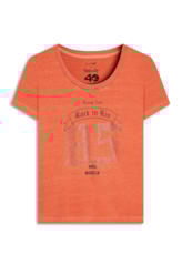 Blusa Washed Long Live Rock In Rio Cereja