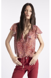 Blusa Watercolor Babadoss Cobre
