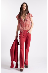 Blusa Watercolor Babadoss Cobre