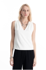 Blusa Way Sleeveless Off White