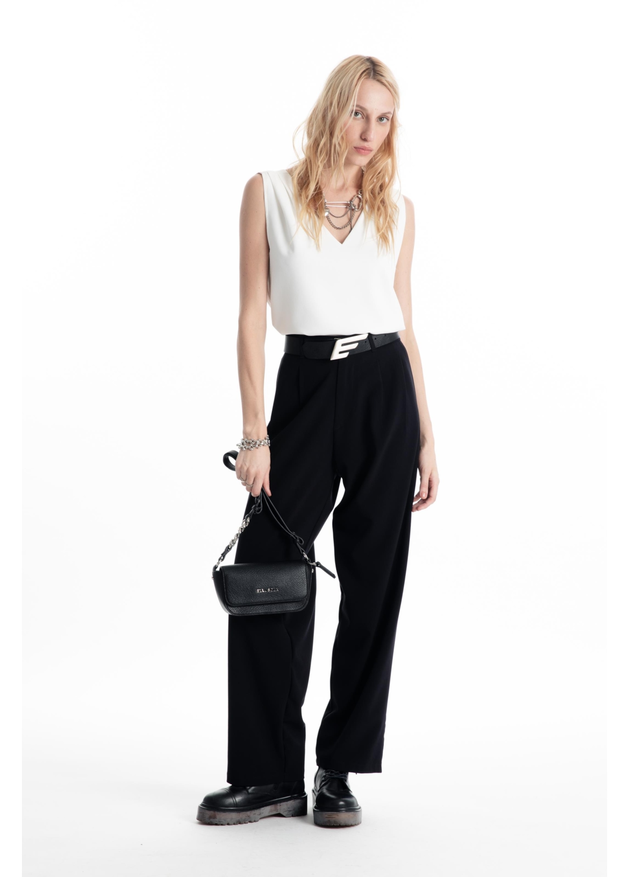 Blusa Way Sleeveless Off White