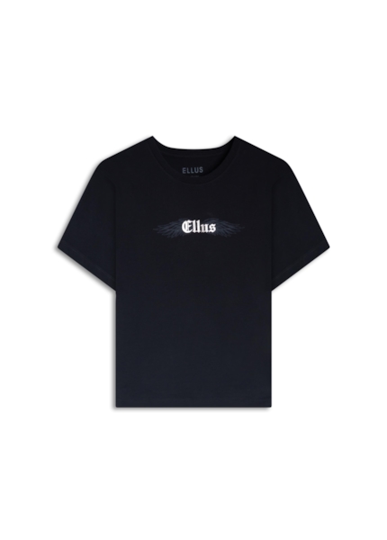 Blusa Wings Ellus Foil Preto