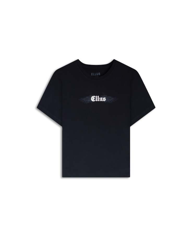Blusa Wings Ellus Foil Preto