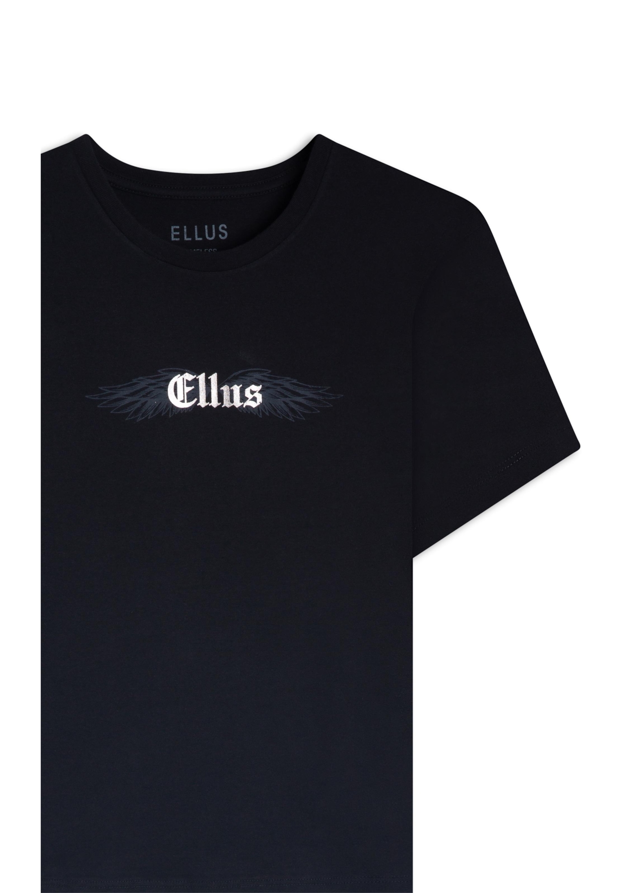 Blusa Wings Ellus Foil Preto