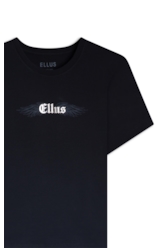 Blusa Wings Ellus Foil Preto