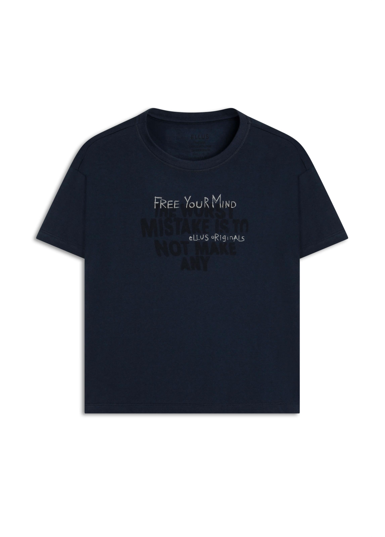 Blusa Worst Mistake Shine Dark Navy