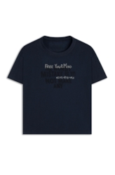 Blusa Worst Mistake Shine Dark Navy