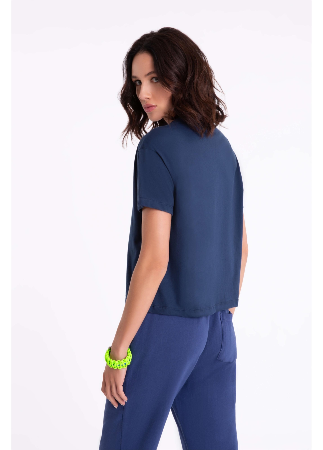 Blusa Worst Mistake Shine Dark Navy