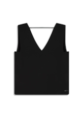 Blusa Wrinkled Sleeveless Preto