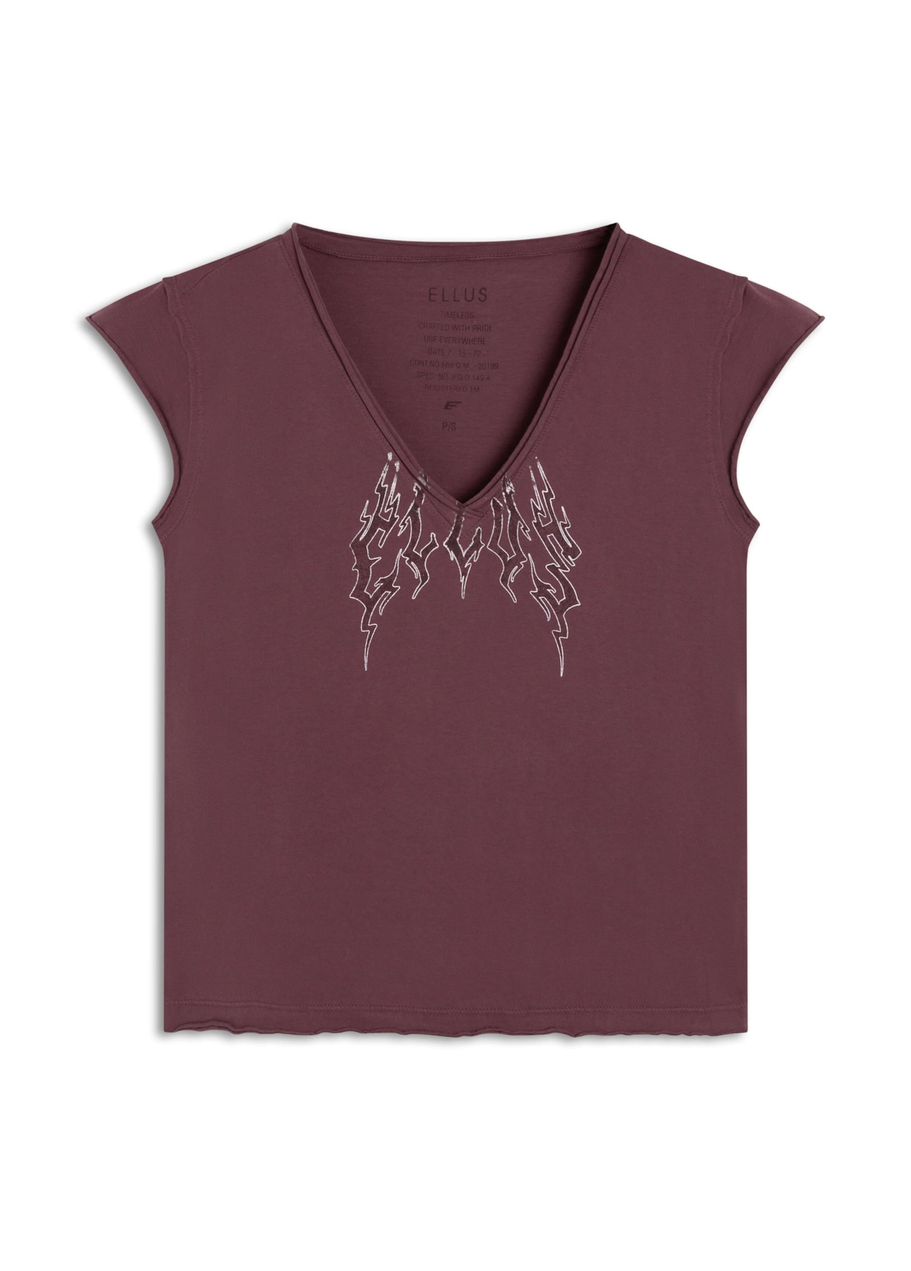 Blusas Ellus Thunder Dark Wine