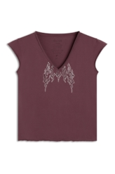 Blusas Ellus Thunder Dark Wine