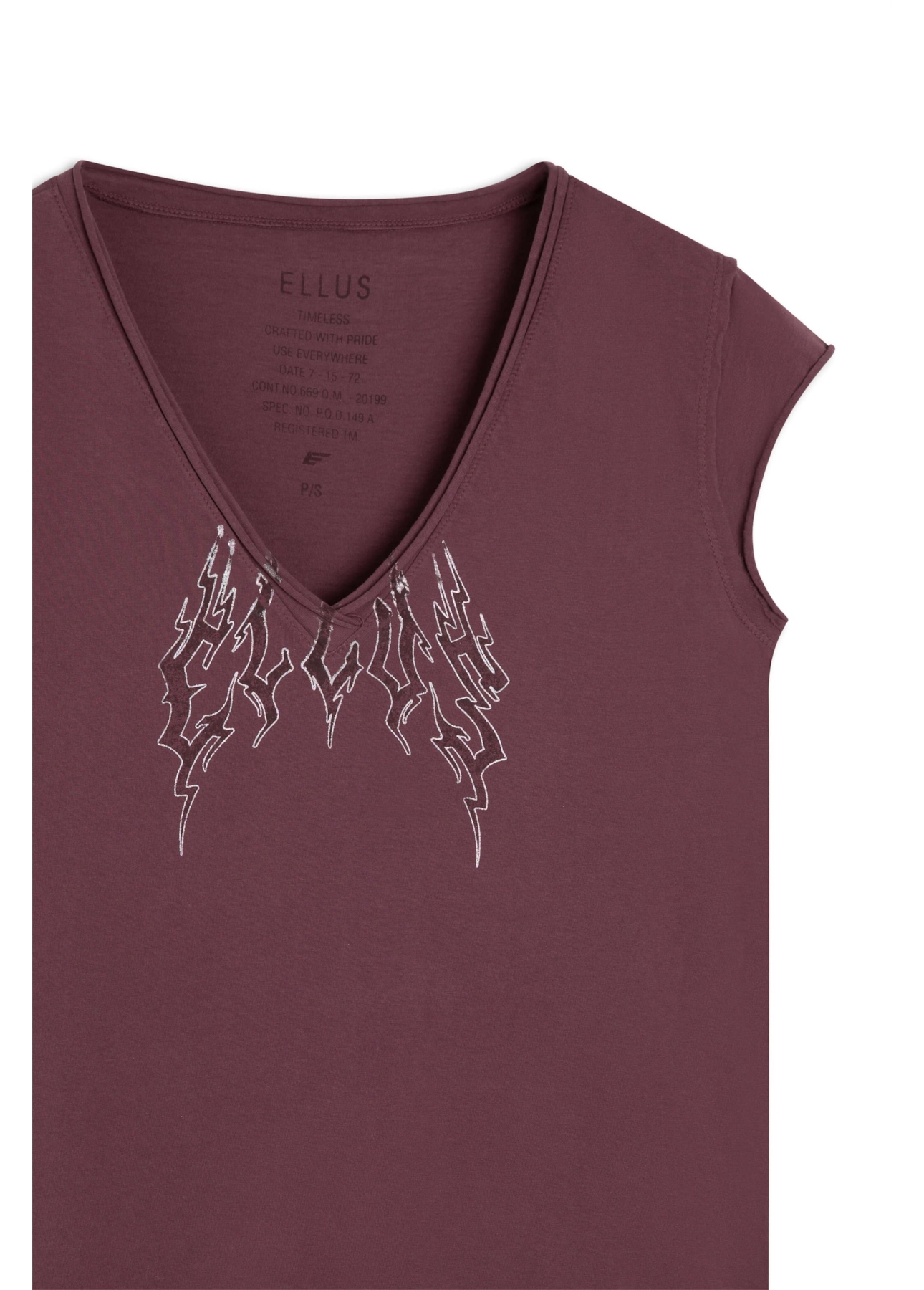 Blusas Ellus Thunder Dark Wine