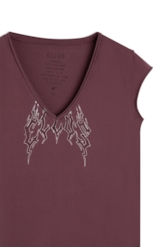 Blusas Ellus Thunder Dark Wine