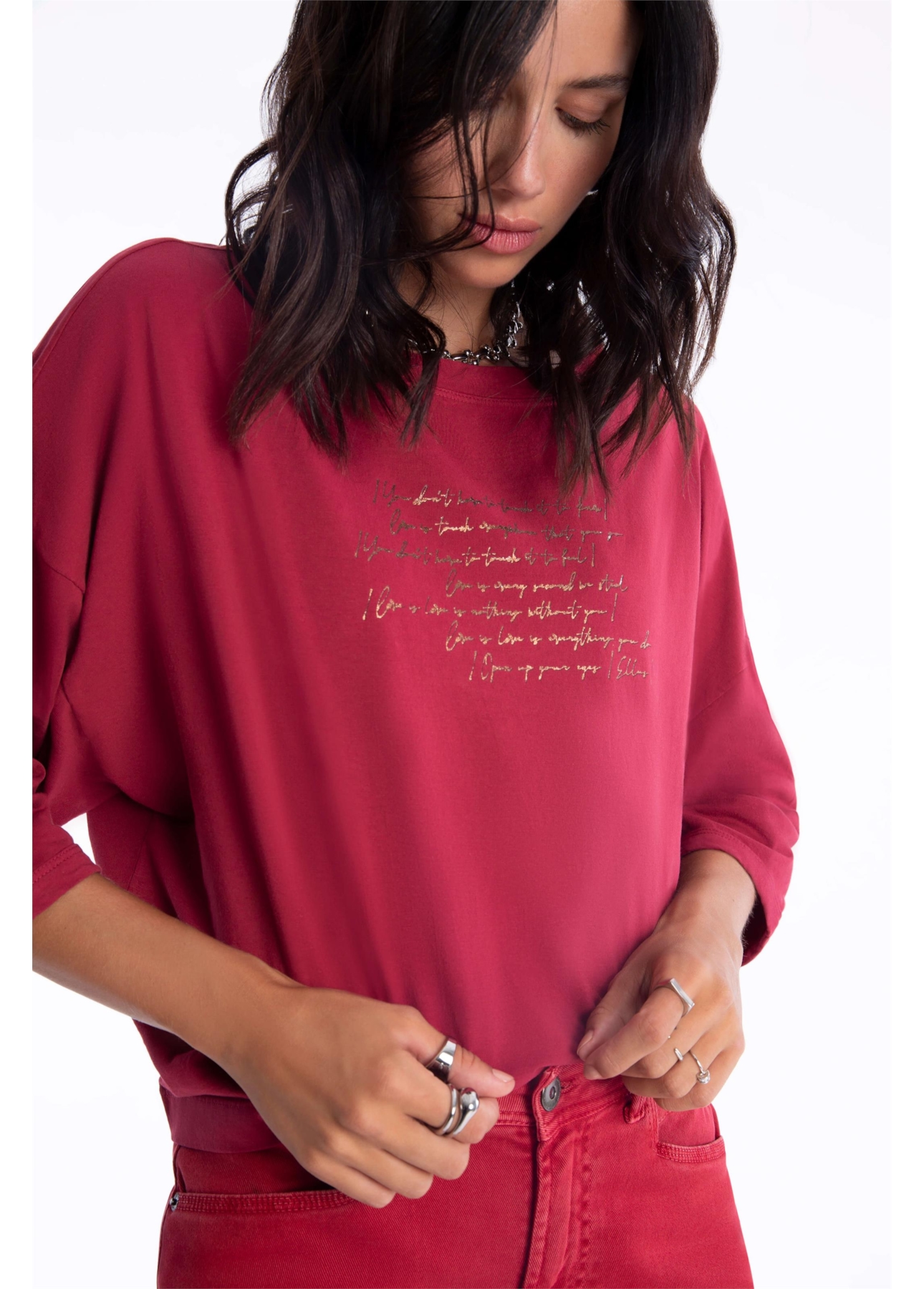 Blusas Open Your Eyes Vermelho