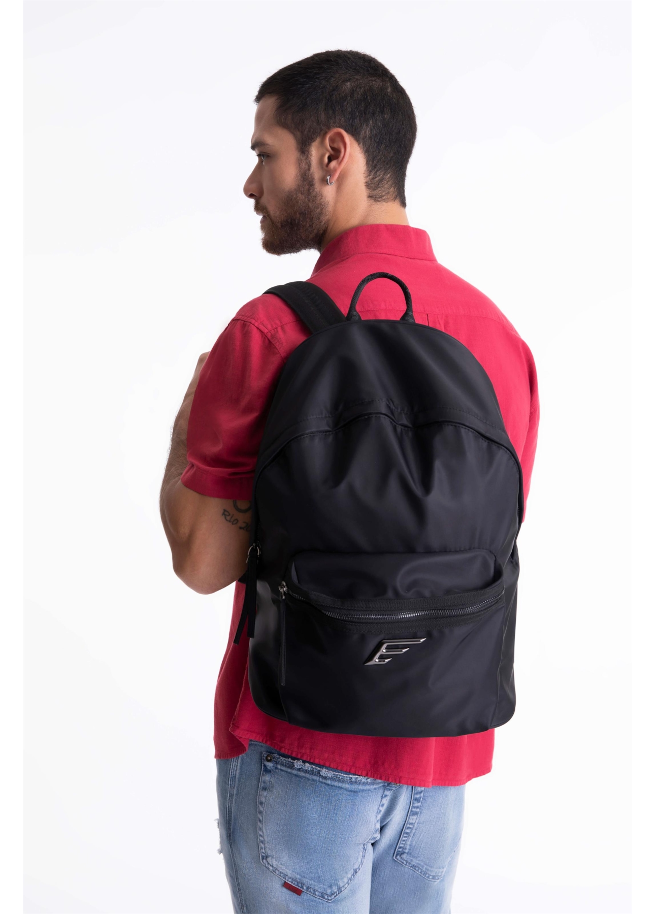 Bolsa Backpack Nylon Ellus New Edition Preto
