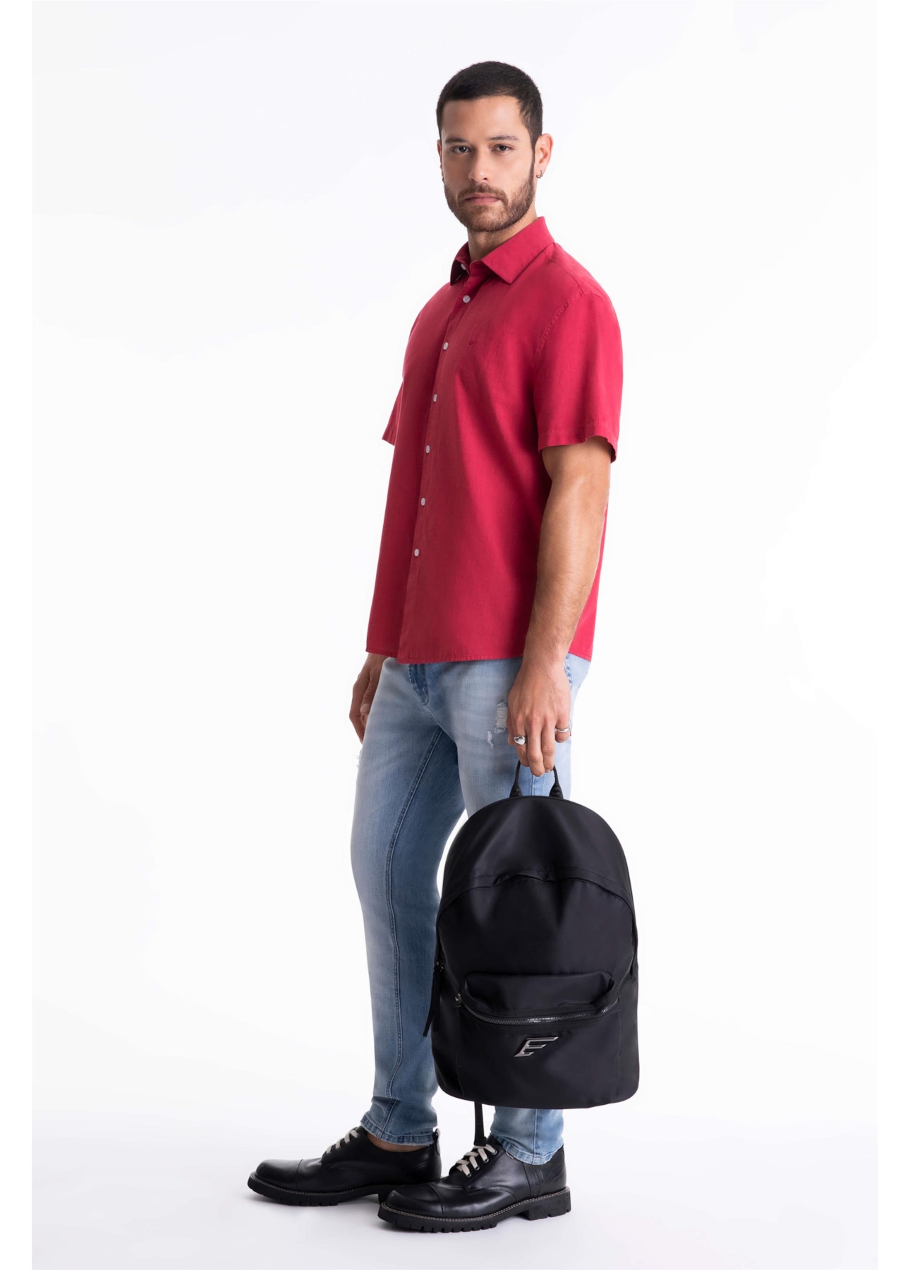 Bolsa Backpack Nylon Ellus New Edition Preto